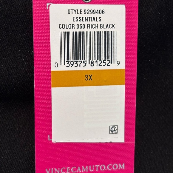 Vince Camuto Reyla Ponte Pencil Skirt Black Plus Size 3X Stretch Work Office - Picture 11 of 12